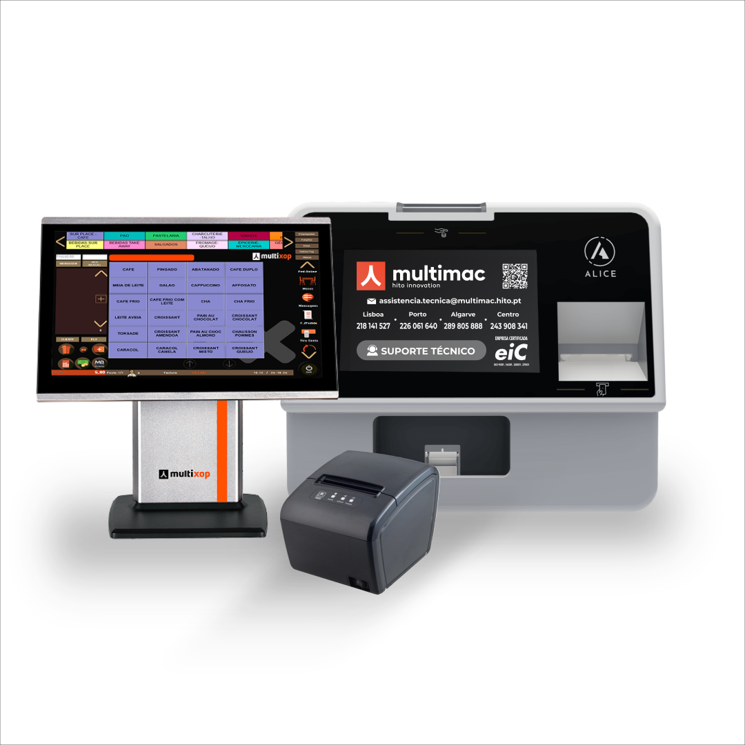 POS + Impressora + Software + Alice (5 anos)